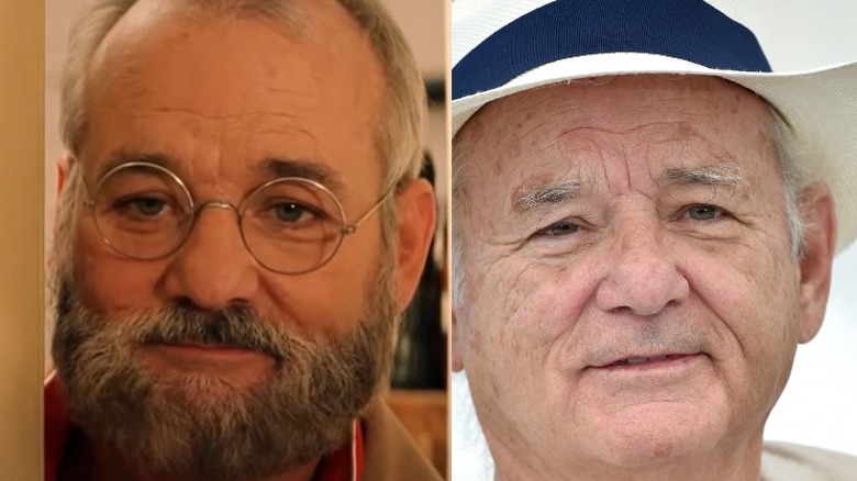 Bill Murray in 2001 and 2019