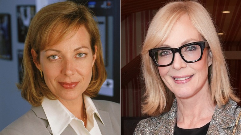 Allison Janney then, now