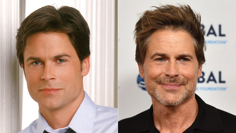 Rob Lowe then, now