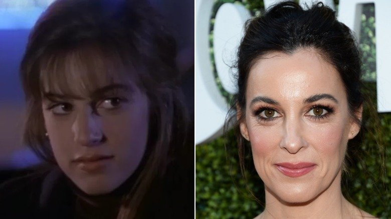 Lindsay Sloane then and now