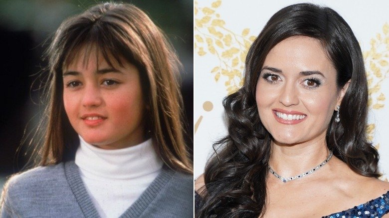 Danica McKellar then and now