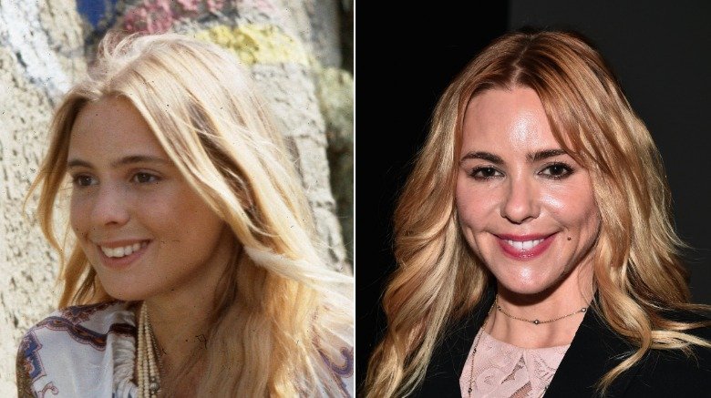 Olivia d'Abo then and now