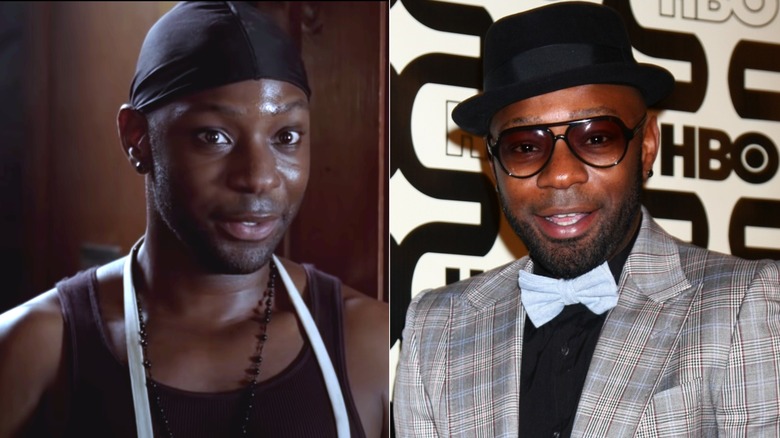 Split photo of Nelsan Ellis