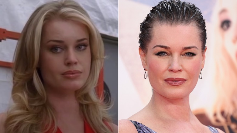 Rebecca Romijn then and now