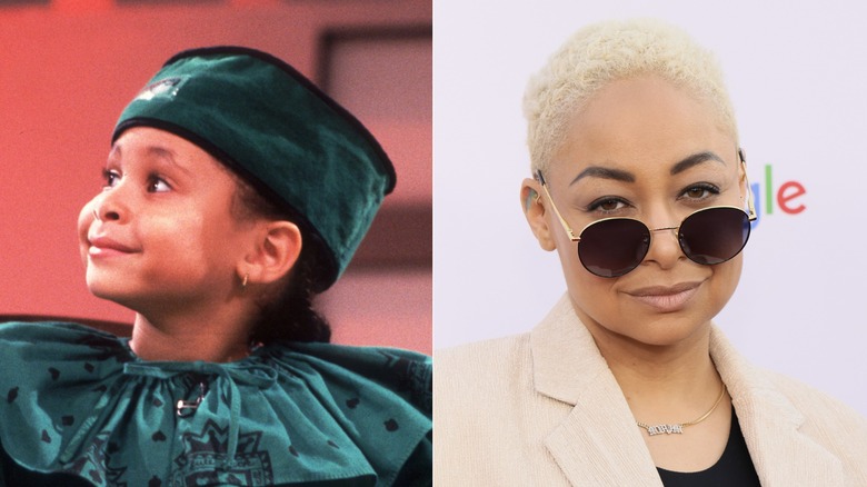 Raven-Symone then and now