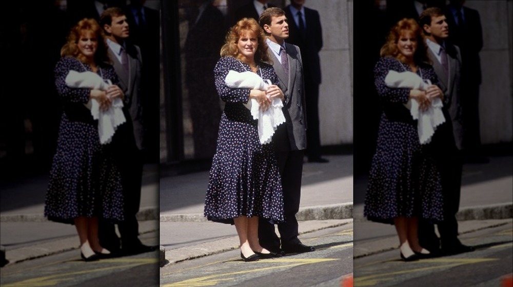 Sarah Ferguson and Prince Andrew with their daughter