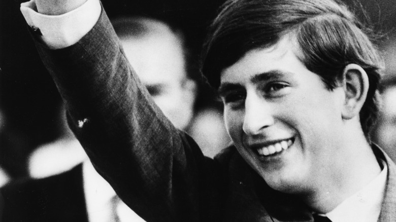 Young Prince Charles smiling