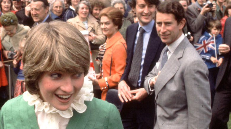 Charles and Diana on tour