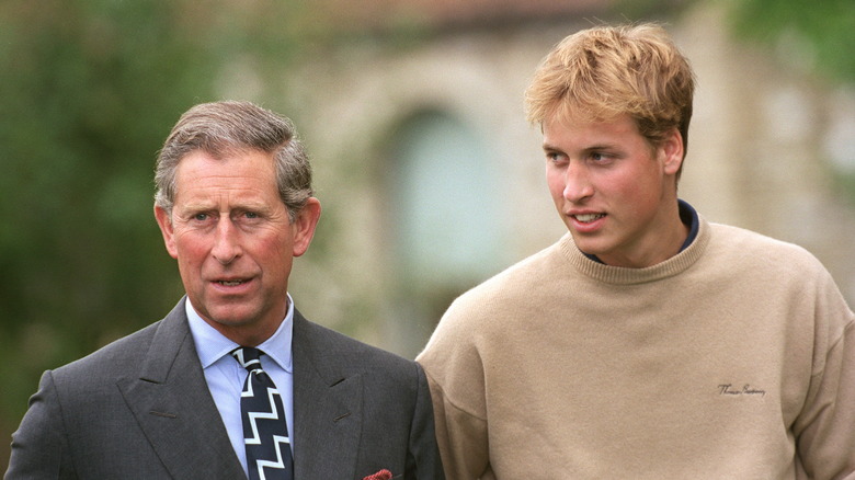 King Charles and Prince William at 2000 press conference