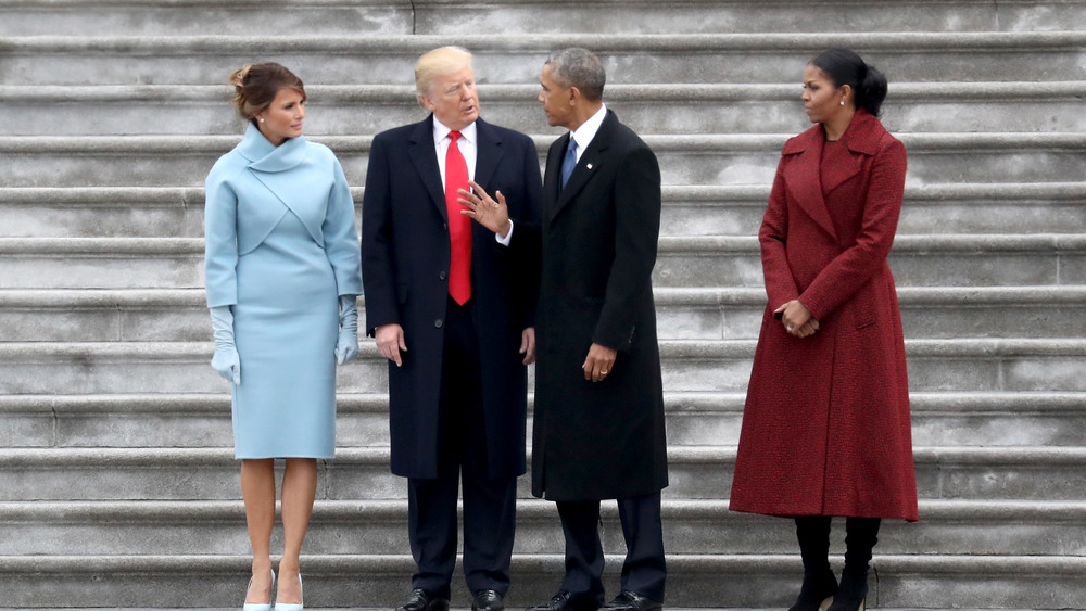 Trumps and Obamas on Inauguration Day 2017