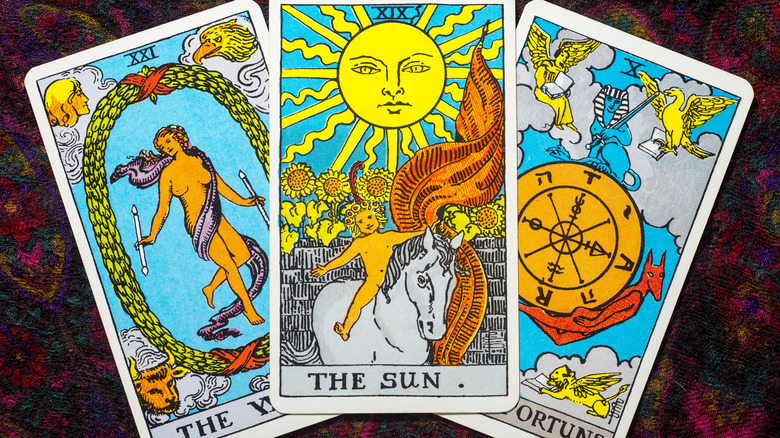 Major arcana tarot cards