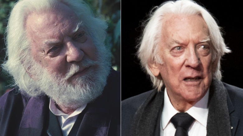 Donald Sutherland then and now