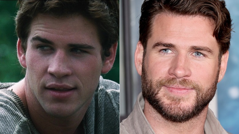 Liam Hemsworth then and now