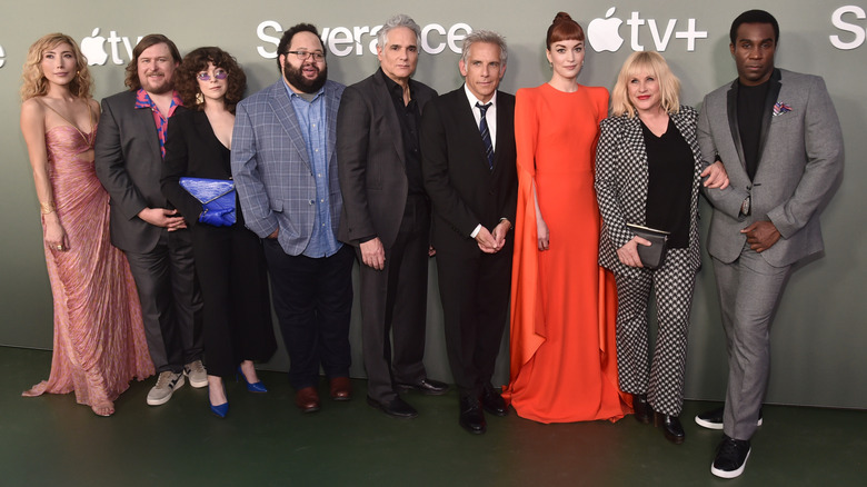 The cast of "Severance" at the Season 1 finale screening