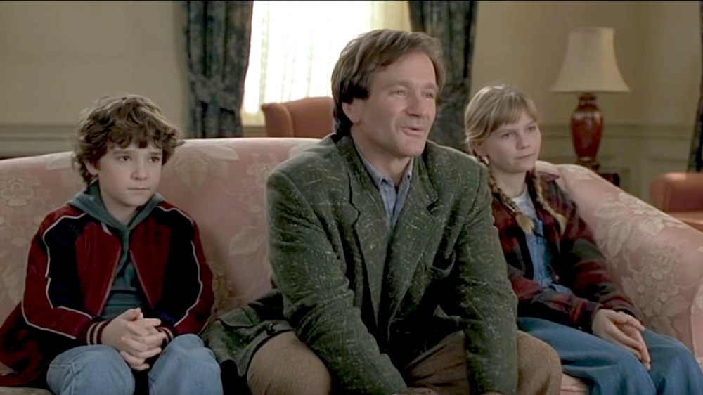 Bradley Pierce, Robin Williams, and Kirsten Dunst in Jumanji