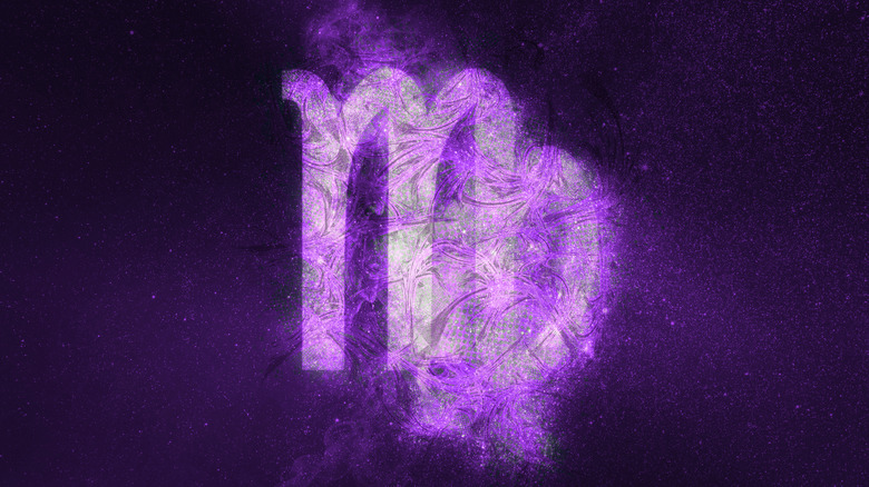 Purple Virgo sign