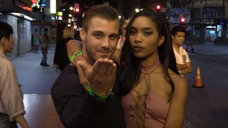 Paulie and Zakiyah at the BB18 Wrap Party