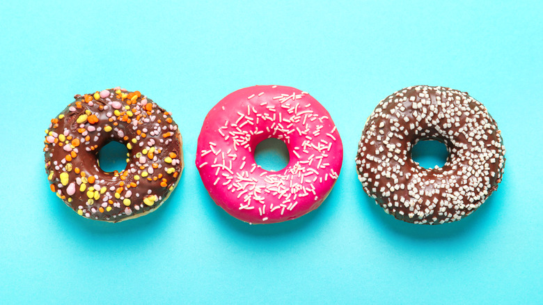 A selection of doughnuts