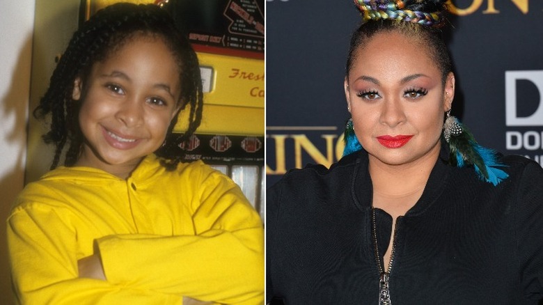 Raven Symone then and now