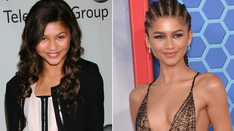 Zendaya then and now