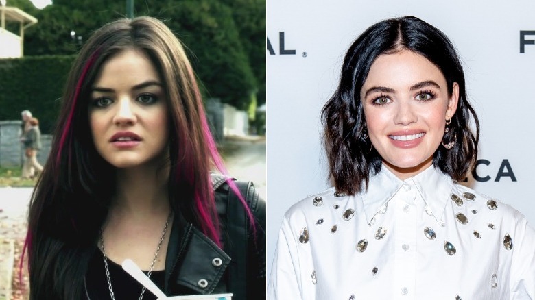 Lucy Hale as Aria on Pretty Little Liars