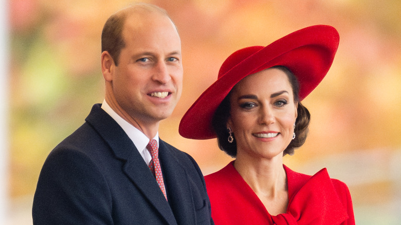 Prince William and Princess Catherine smiling