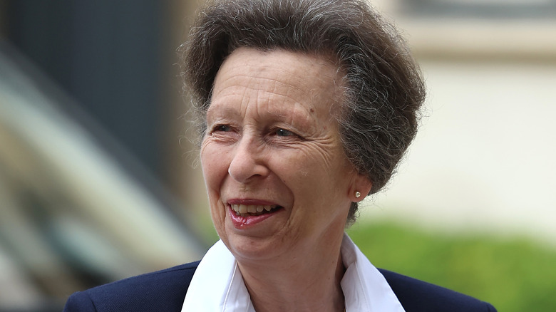 Princess Anne smiling