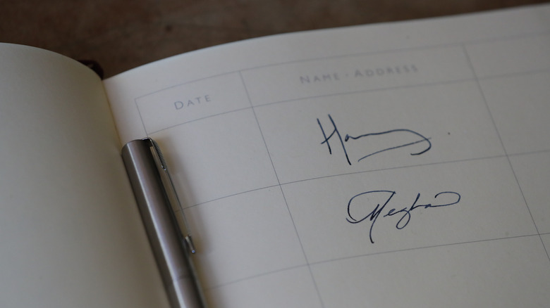 Meghan Markle's signature