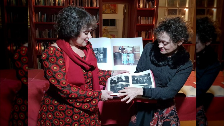 Lisa and Louise at book launch