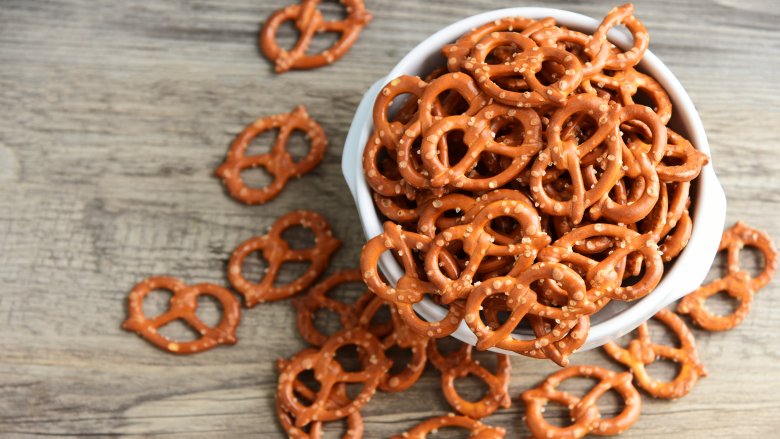 bowl of pretzels