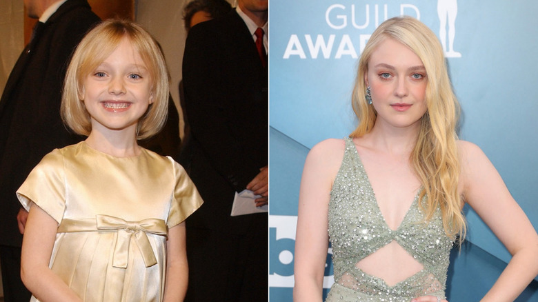 child star Dakota Fanning then and now