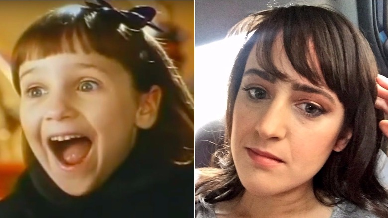 child star Mara Wilson then and now