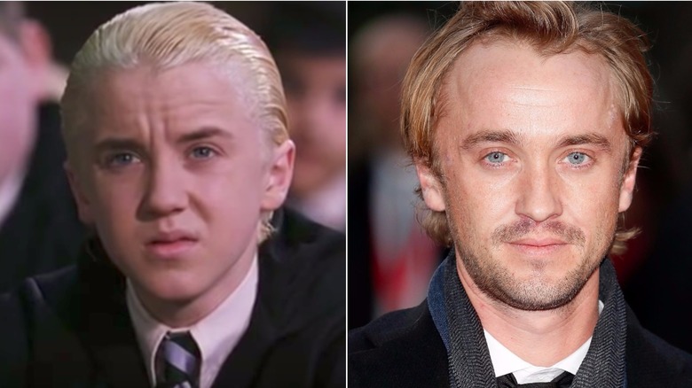 child star Tom Felton then and now