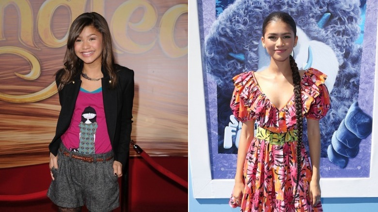 child star Zendaya then and now