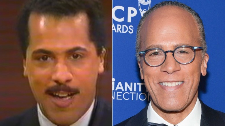 Lester Holt smiling