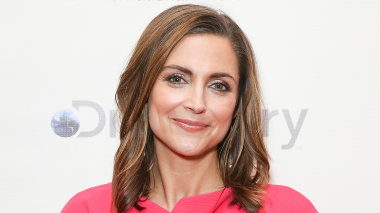 Paula Faris smiling serenely