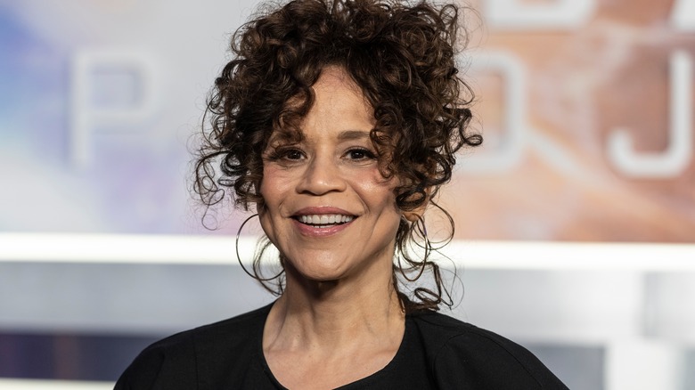 Rosie Perez smiling wide