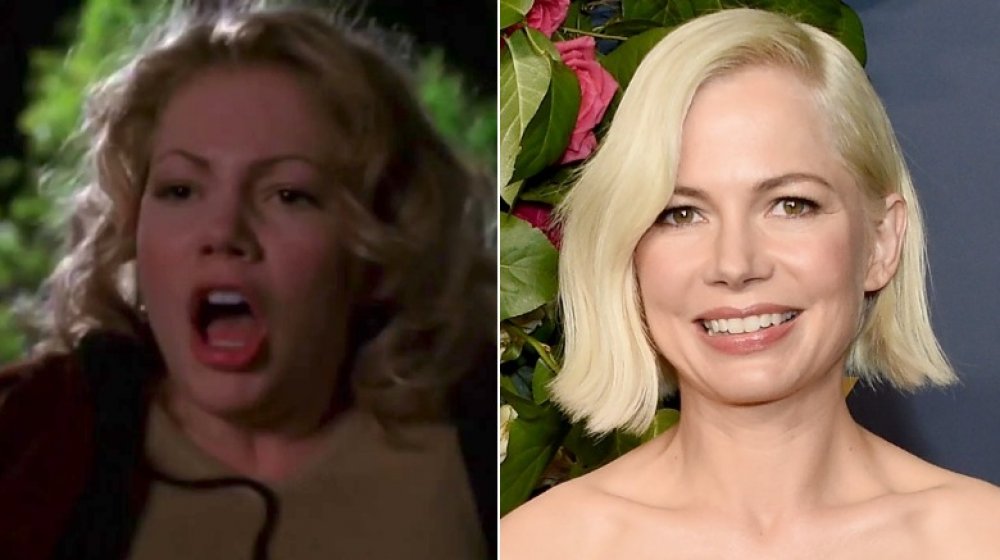 Scream queen Michelle Williams, then and now