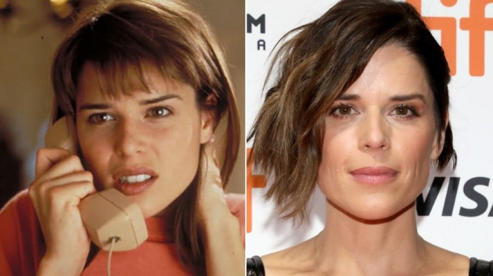 Scream queen Neve Campbell, then and now