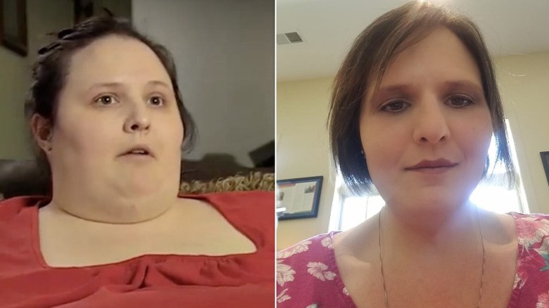 Dottie Perkins on "My 600-lb Life" and Dottie Perkins posing for Facebook photo