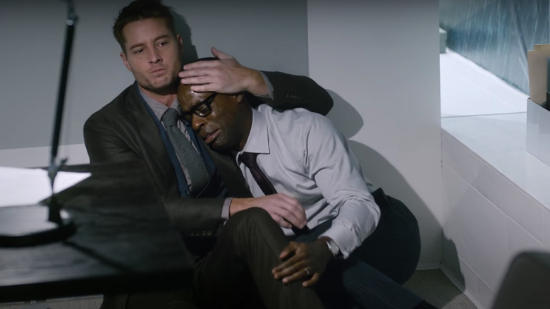 Kevin comforts Randall on This is Us