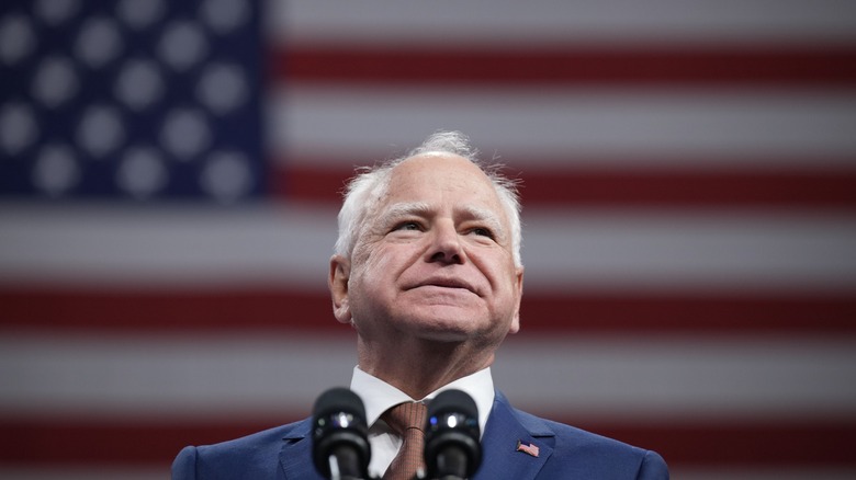 Tim Walz smiling