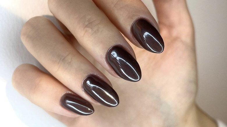chocolate glazed nails