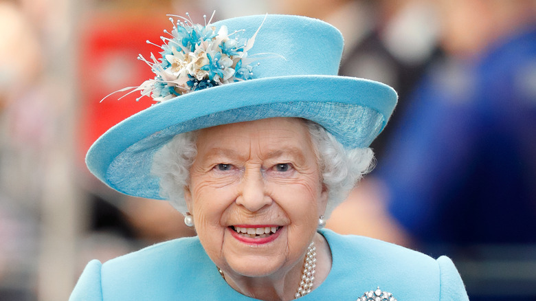 Queen Elizabeth attending an event