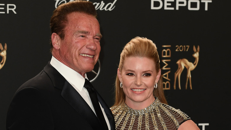 Heather Milligan Arnold Schwarzenegger smiling