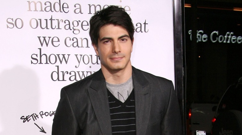 Brandon Routh smirking