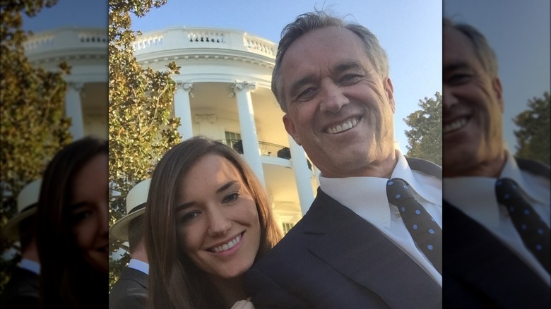 Kick Kennedy and RFK Jr. smiling in a selfie