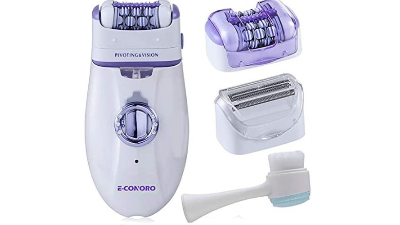 Epilator with attachments