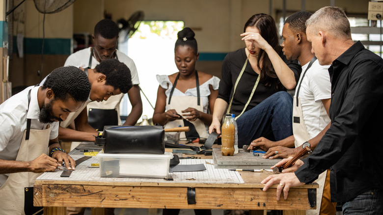 Deux Mains factory in Haiti