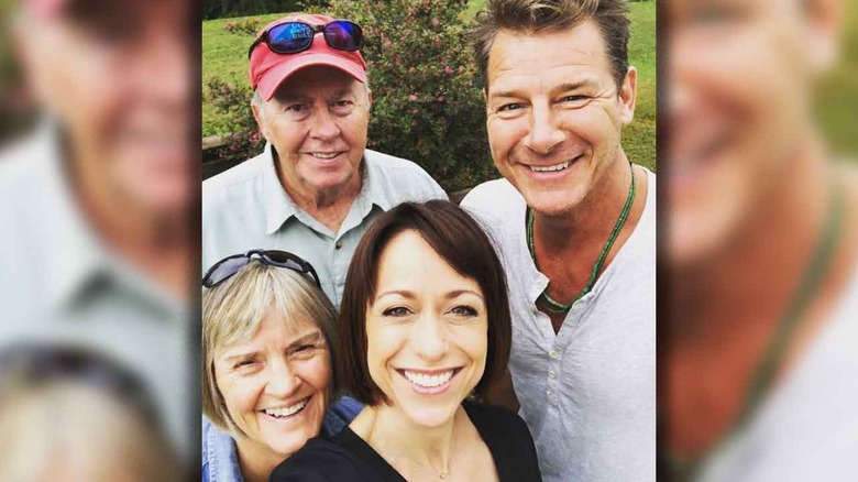 Paige Davis and her parents with Ty Pennington